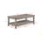 3-Piece Cocktail Set Wooden Table Top Rectangular Coffee Table And Two Matching Square End Tables Living Room Wooden Furniture Retro