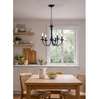 Richeson 19" W 5-Light Dimmable Empire Chandelier 