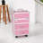 4 Tier Lockable Cosmetic Makeup Train Case with... - Plastic - 1 Piece - Storage Box - Red - 4-Layer Design