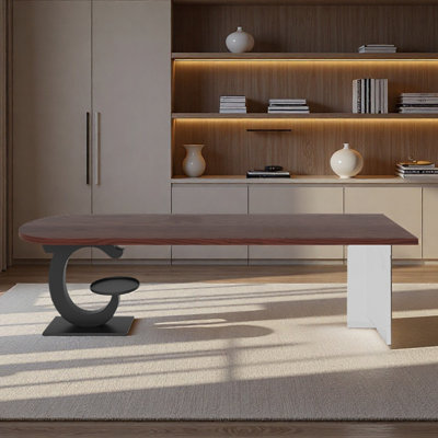 Long desk with creative legs for home use