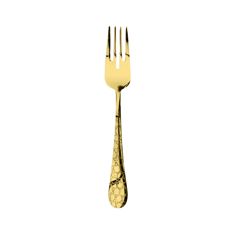 Coccodrillo Fish Fork, Oro