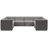 Enso Velvet U-Shaped Sectional Reversible-2054394219