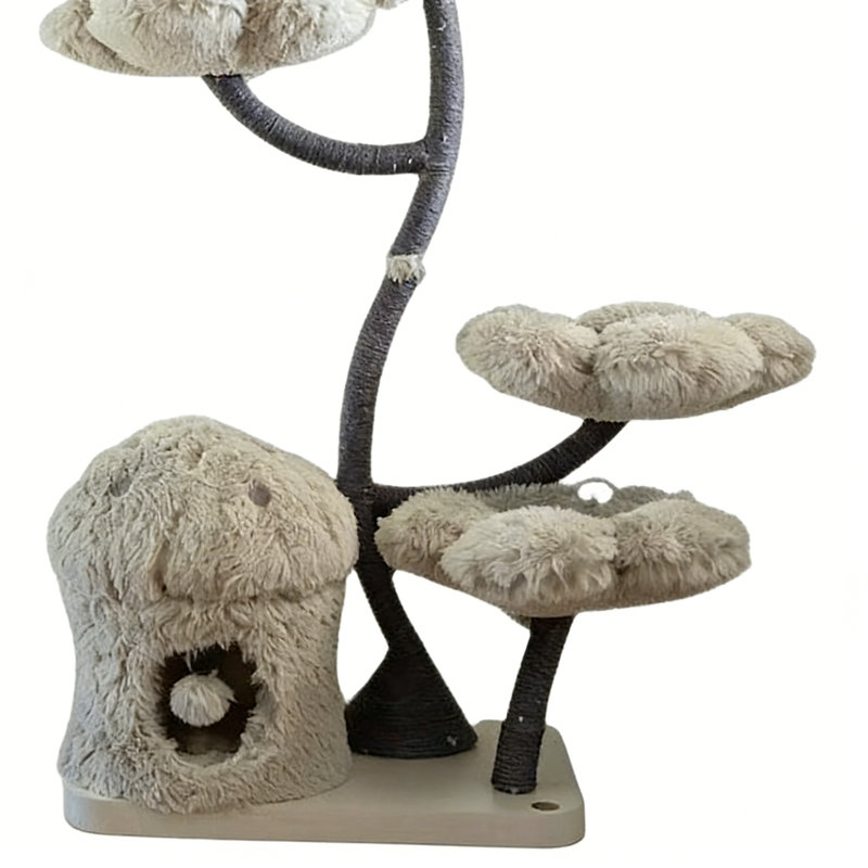 Simple and Creative Gray Cat Climbing Frame