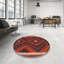 Tapis noir / rouge Southwestern-385718094