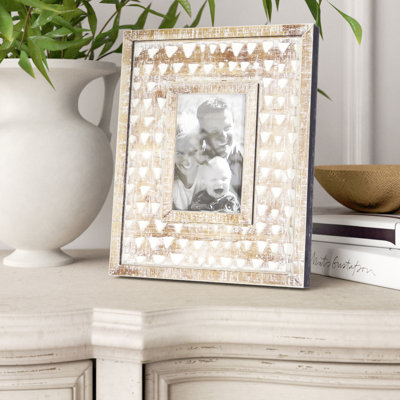 Wood Embossed Picture Frame