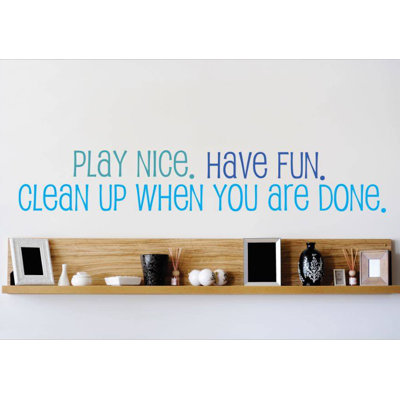 Text & Numbers Wall Decal