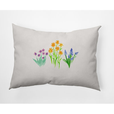 Coussin extérieur Flower Trio