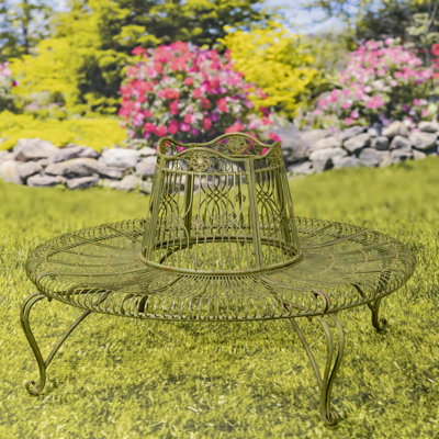 Banc d'extérieur en métal Angelite