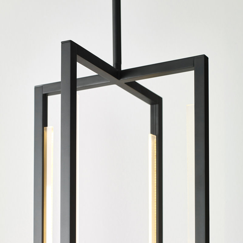Kenway 1 - Light LED Pendant, Nightshade Black