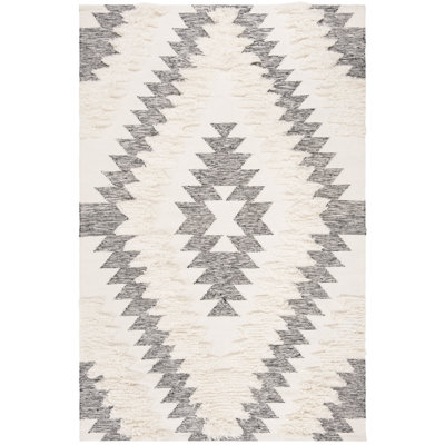 Jara Geometric Hand Woven 183cm X 274cm Area Rug