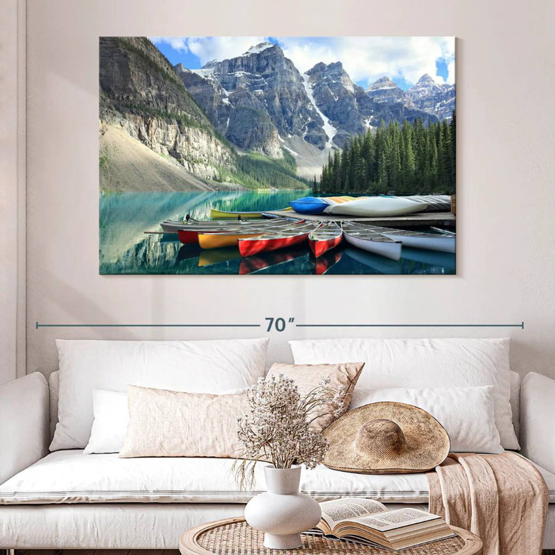Mehar Moraine Lake Canoes, H 34 po x l 51 po