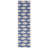 Fiennes Machine Washable Ivory and Blue Area Rug-1521375965