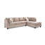 Canapé d'angle réversible Malone Mocha Microsuède-1892446127