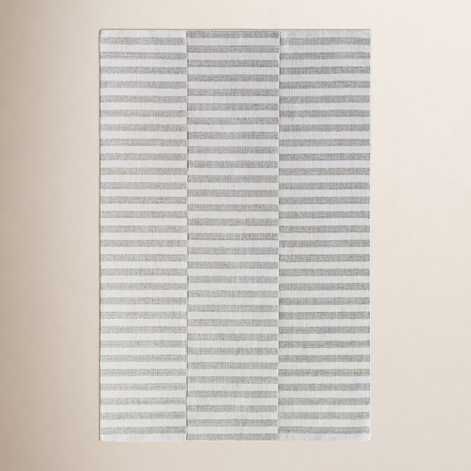 Evett Hand-Woven Striped Rug, Rectangle 8' x 10'