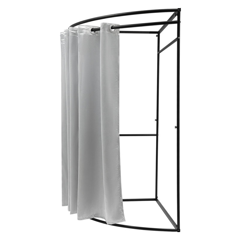 Paravent pour salle de bain 78,7 po, Argent argent
