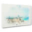The Barcelona Skyline In Spain In Abstract - Wrapped Canvas-55341150