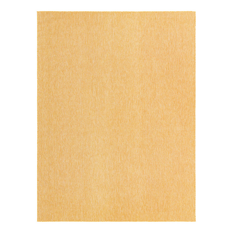 Tapis intérieur / extérieur Avaughn, Rectangle 10 pi x 13 pi 1 po, Jaune
