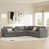 Polyester gris fossile