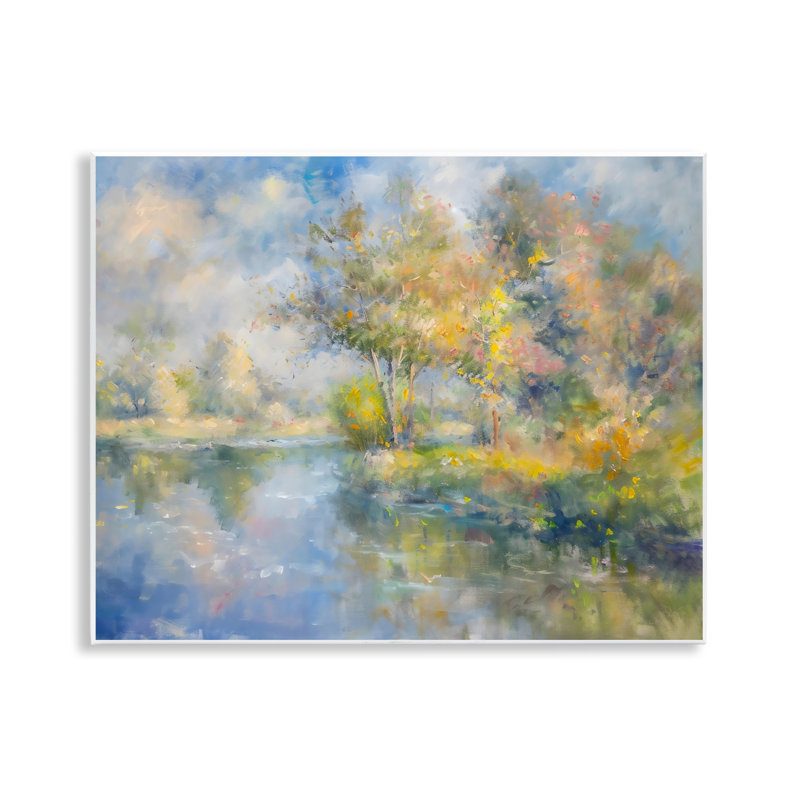 Plaque murale Colors By The Water, design par Creative Studio