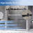66"-72" W X 76" H Double Sliding Frameless Shower Door with 3/8" (10mm) Tempered Clear Glass-119164755