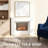 1PCS Fireplace Mantel, Freestanding Fireplace Surround With Leg For Electric Fireplaces