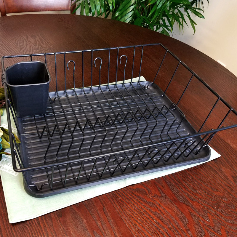 Égouttoir à vaisselle pour comptoir, 4" H x 17.71 "W x 13.77" D