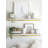 Sorellina Straight Wood Floating Shelf