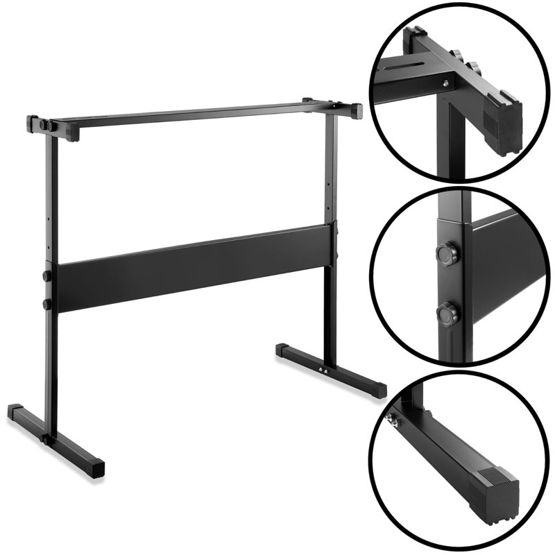 Keyboard Stand Easy Assembly High-Quality Material Adjustable Height