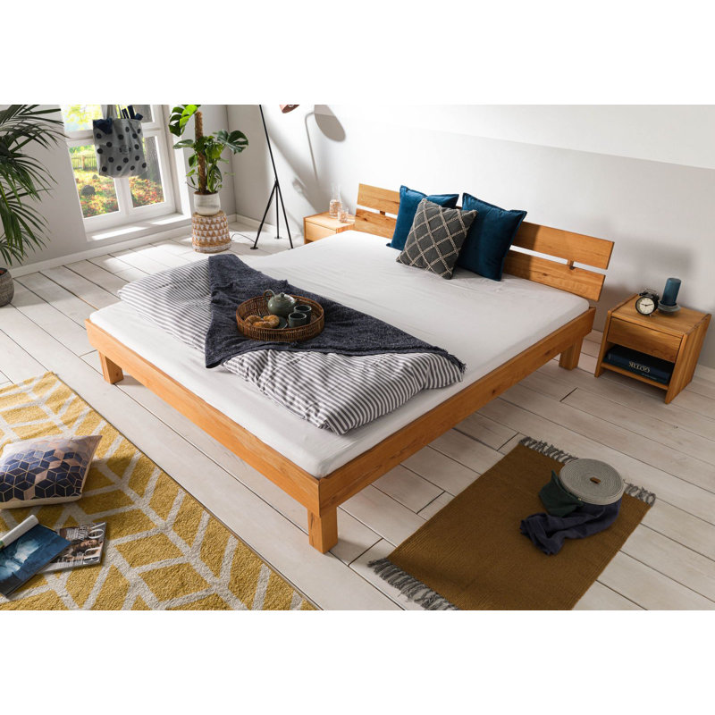 Tomme Solid Wood Bed, 165cm W x 205cm L