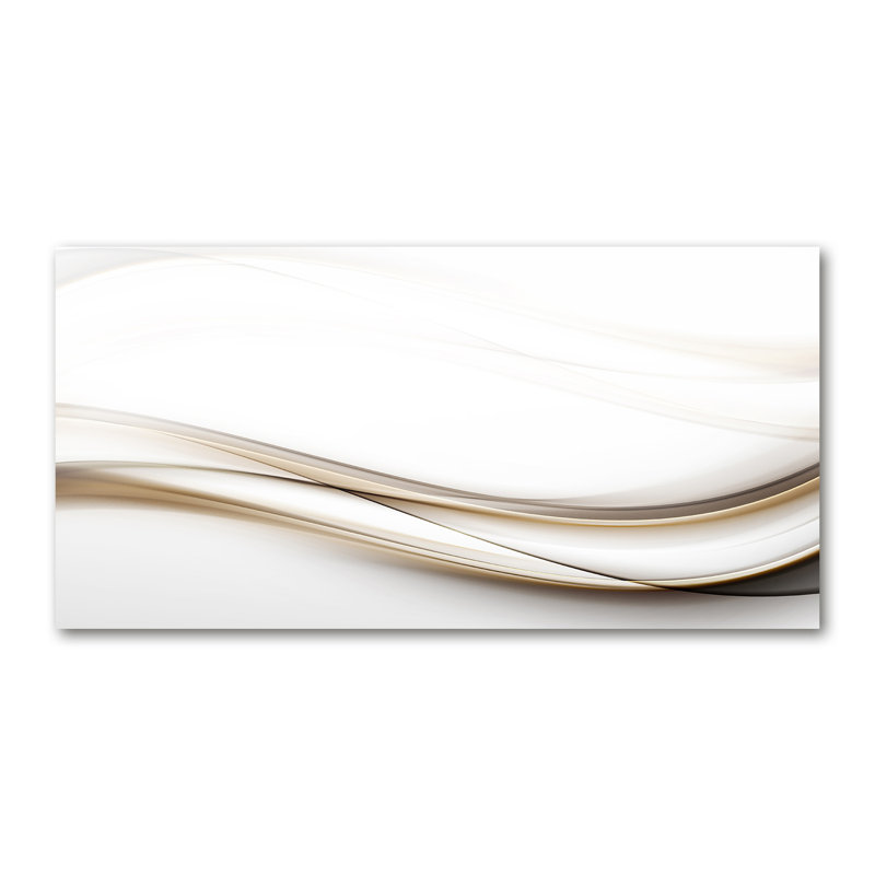 Waves Abstraction - Wrapped Canvas Print