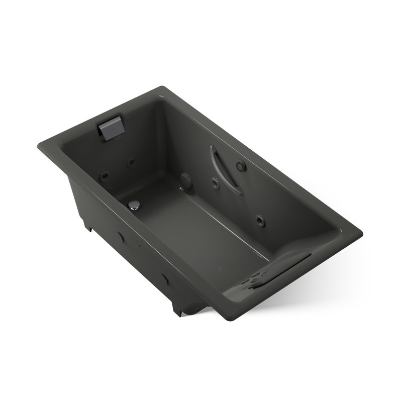 Tea-for-Two® Massage Whirlpool Bath, Thunder Gray