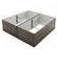 Doublez les lits, doublez la récolte! Ensemble de lit de jardin surélevé galvanisé 8 x 4 x 2 pi - Combinaison extérieure durable pour légumes, fleurs, herbes et fruits