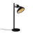 Industrial-Style Table Lamp, Gold Metal Body, 11.0 x 7.1 x 22.8 inches | E14 Socket, Max 40W, 6.6 ft Cable with On/Off Switch | Perfect for Home Office & Living Room, Elegant Modern Design, IP20 Rated-162000700-162000690