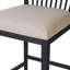 Tullio Upholstered Stool with Solid Wood Frame