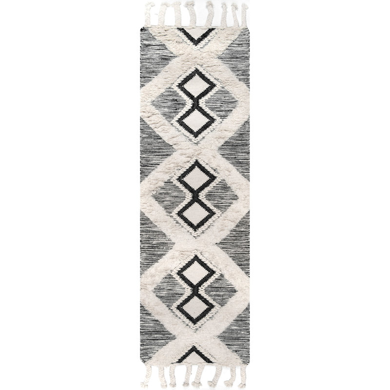 Stgermain Wool Moroccan Indoor Rug, Runner 2' x 8'
