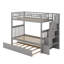 Twin Over Twin Bunk Bed With Trundle-1803879993