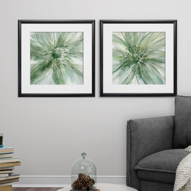 " Macro Sage Flower " 2 - Pieces