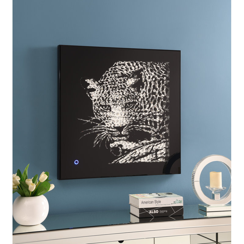 LEOPARD LED WALL ART