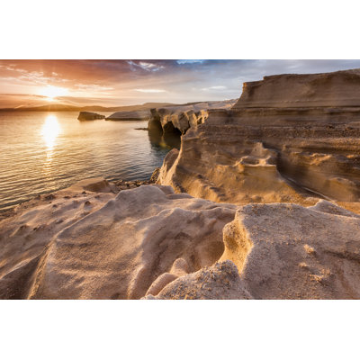 Sarakiniko by Evgord - Wrapped Canvas Print