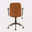 Chaise de bureau contemporaine en similicuir