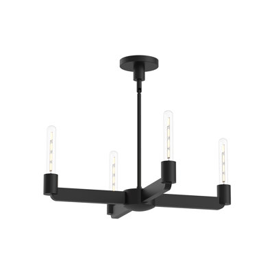 Claire 4 - Light Wagon Wheel Chandelier