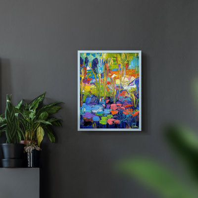 FLORAL Series DCIX  -Premium Framed Print -Ready to Hang - No Nails Required