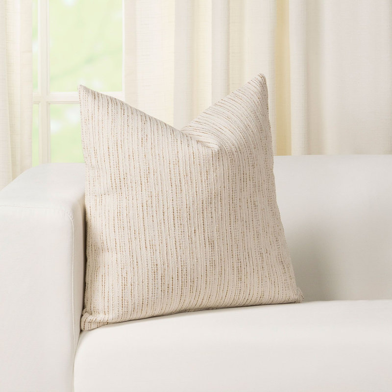 Cotton Blend Throw Pillow, 30" x 30"