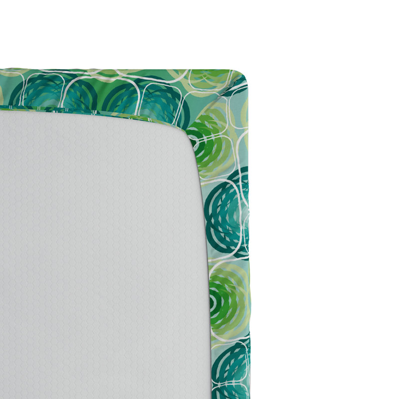Microfiber Geometric Fitted Sheet, Twin XL Fitted Sheet