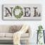 "Farmhouse Noel" sur toile, art textuel-435395575