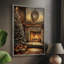«Christmas Holiday Art», reproduction encadrée Dxxxv - bois massif-210026524
