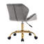 Chaise de bureau pivotante en velours Alec-208481610