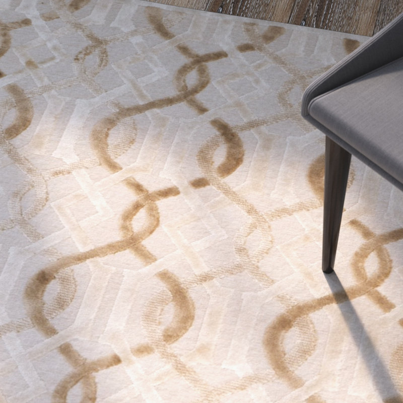 Van Wyck Paradise Viscose Geometric Rug, Rectangle 8' x 11'