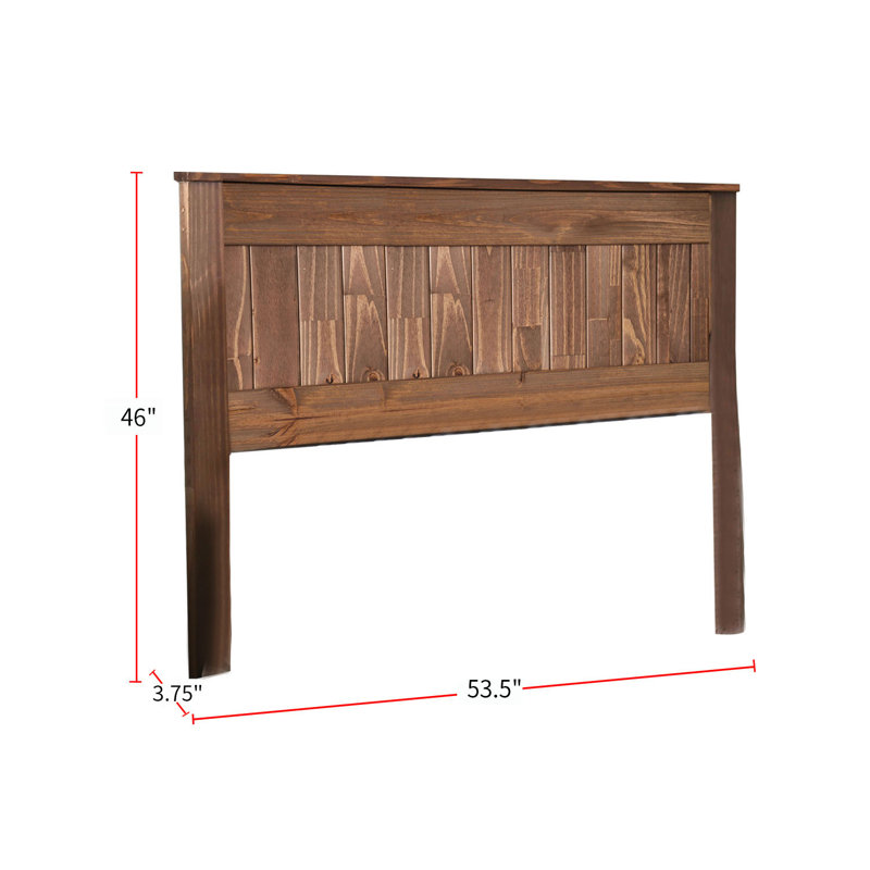 Tête de lit en bois massif Bleecker, Complète