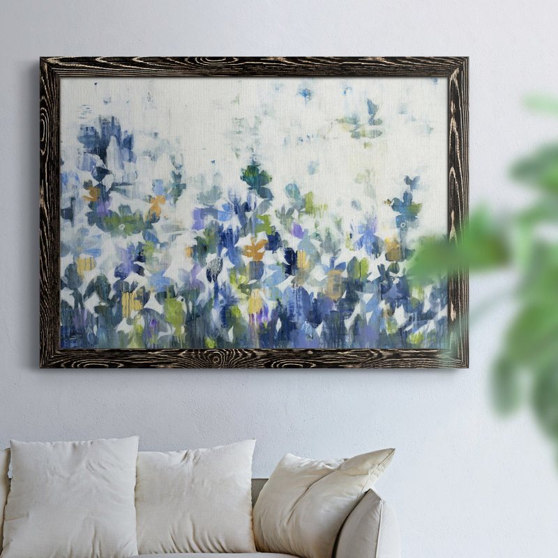 Pure Poetry - Reproduction d'art sur toile encadrée, H 31 po x l 44 po x P 1 po, Noir